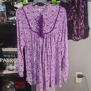 ZOE'S EMPIRE MINI DRESS PT TO PT 20 length 32
